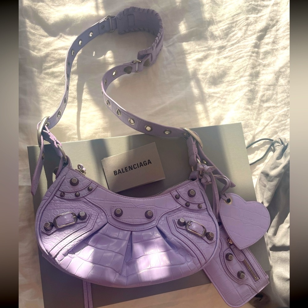 Lilac Balenciaga Le Cagole xs